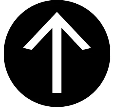 šipka bod podlahové nálepky floorsticker - TenStickers
