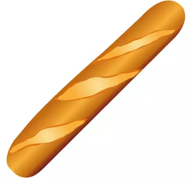 Samolepka na stěnu bagety - TenStickers