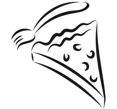 Nálepka na dort a vidličku - TenStickers