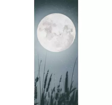 Obtékání luna lednice - TenStickers