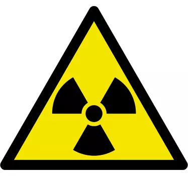 Nálepka s radioaktivní značkou - TenStickers