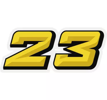 Osobní závodní auto nálepka - TenStickers