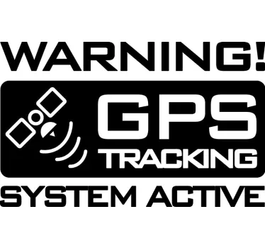 Gps sledování auto nálepky - TenStickers