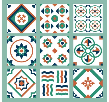 Dlaždice vzor nábytek obtisk - TenStickers