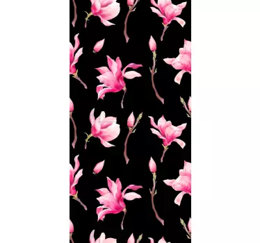 Magnolia rostlin dekorace okenní obtisk - TenStickers