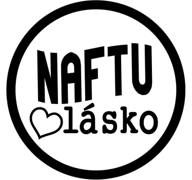 Naftové auto nálepka - TenStickers