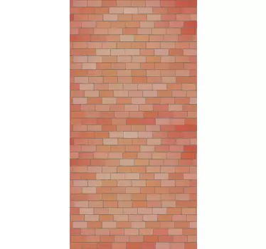 Cihla textura lednice zábal - TenStickers