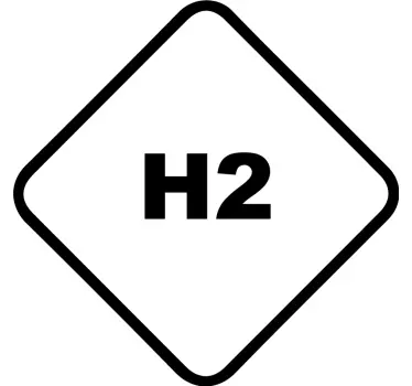 Nálepka na vodíkové auto - TenStickers