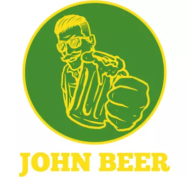 Samolepka na pivo od johna - TenStickers