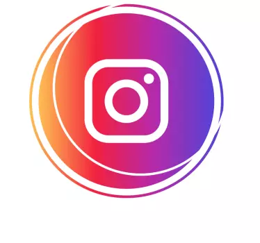 Přizpůsobený instagram ikona okna obtisk - TenStickers