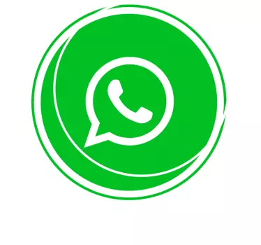Přizpůsobený štítek s logem okna whatsapp - TenStickers