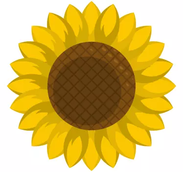 Slunečnice samolepka na auto - TenStickers