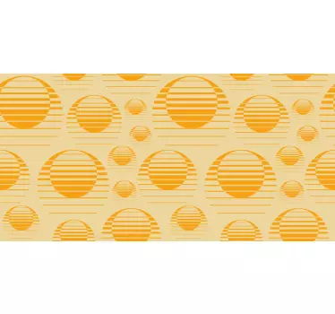 Retro sluneční obtisky na nábytek - TenStickers