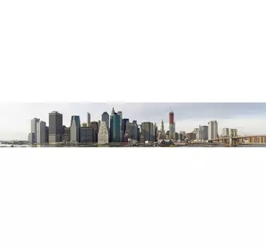 Nálepka panoramatu manhattanu - TenStickers