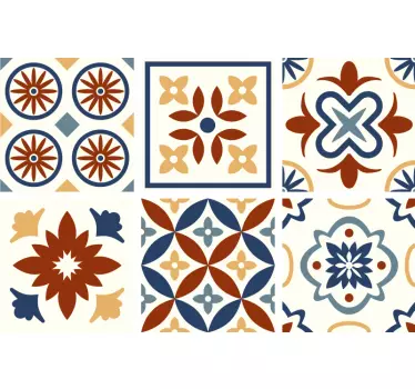 Santioni cementové dlaždice přenos dlaždic - TenStickers
