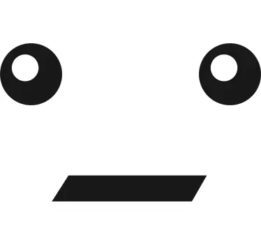 Nálepka emotikonu s lednicí na obličej - TenStickers
