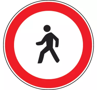 Nálepka pro pěší značky - TenStickers