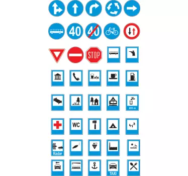 Silniční nálepky nálepky na silnici - TenStickers