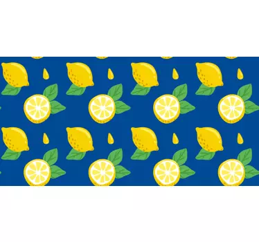 Ručně nakreslete citrony na nábytek - TenStickers