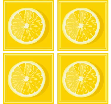 Plátky plátků citronů - TenStickers