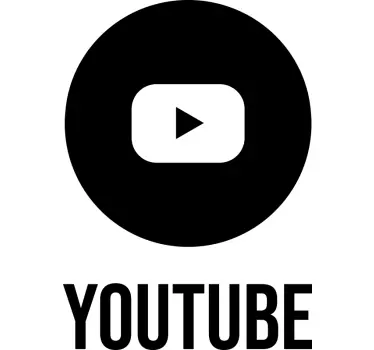 Obtisk okna s logem youtube - TenStickers