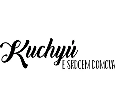 Kuchyňské srdce nálepky domácí kuchyně - TenStickers