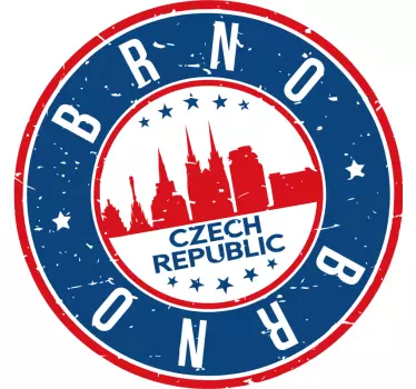 Brno razítko auto obtisk - TenStickers
