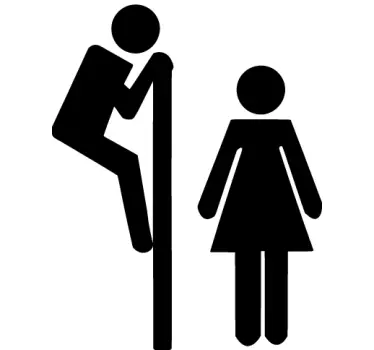 Toaletní náplň koupelnové nálepky - TenStickers