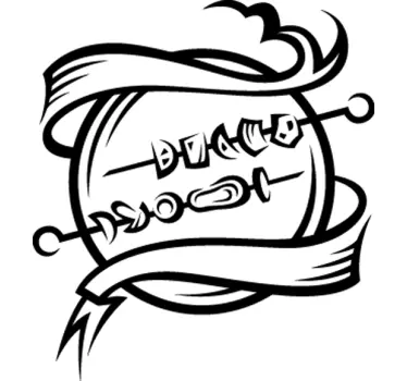 Nálepka na maso masové špejle - TenStickers