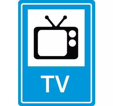 Nálepka televizní zdi - TenStickers