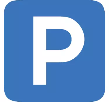 Znamení parkovací značky - TenStickers