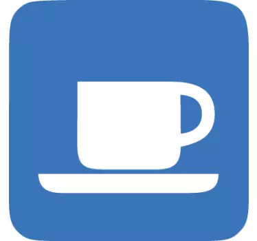 Nálepka podepsat kavárna - TenStickers