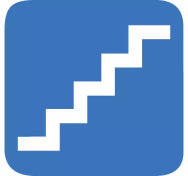 Nálepka schodiště znamení - TenStickers