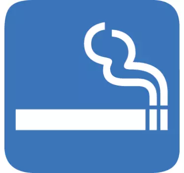 Fajčení povoleno podepsat nálepku - TenStickers
