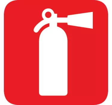 Nálepka na hasicí přístroj - TenStickers