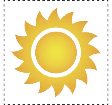 Sluneční paprsek - TenStickers