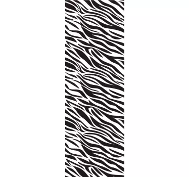 Zebra samolepka chladničky - TenStickers