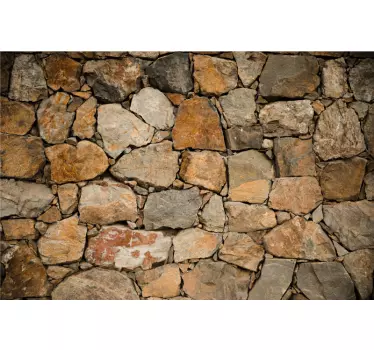 Rustikální kamenná textura Nábytek nálepka - TenStickers