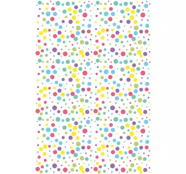 Nábytek nálepka Živý tečkovaný motiv - TenStickers