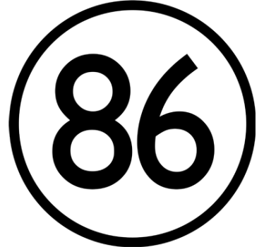 Samolepka s vlastním číslem auta - TenStickers