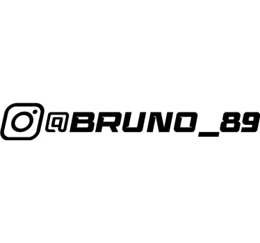 Instagram závodní samolepka na auto - TenStickers