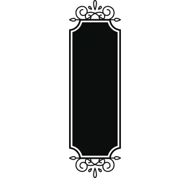 Rámeček Vintage Blackboard Vinobraní nálepka - TenStickers