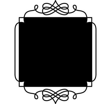 Kostkovaná vinobraní nálepka na černou tabuli - TenStickers