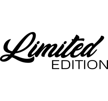 Samolepka na auto s textem v limitované edici - TenStickers