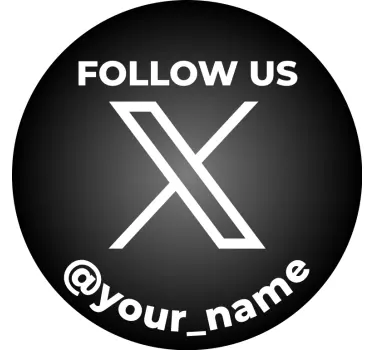 X Ahoj! Jak se máš? XAhoj! Jak se máš? Nálepka na okno - TenStickers