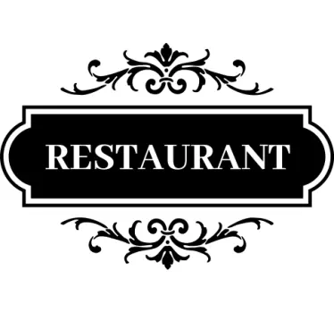 Vítejte v naší restauraci! U nás si můžete vychutnat špičkovou ku - TenStickers