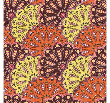 Abstraktní mandalaAbstraktní mandala je geometrická struktura, kt - TenStickers