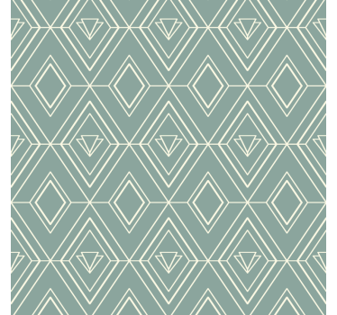 Geometrický vzor Art Deco Kuchyňská nálepka - TenStickers