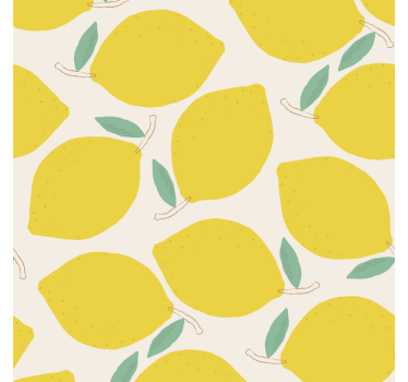 Vzor citronuVzor citronu Ovocná nálepka - TenStickers