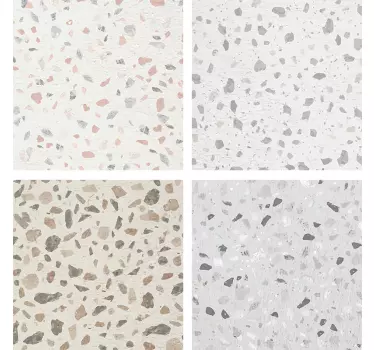 Terrazzo textura Nálepka na dlaždice - TenStickers